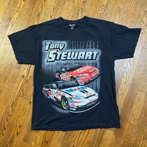 Y2K Tony Stewart NASCAR 14 Racing Daytona / Indy 500 T Shirt